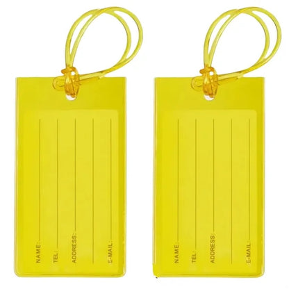 Stylish Clear Pvc Luggage Tag