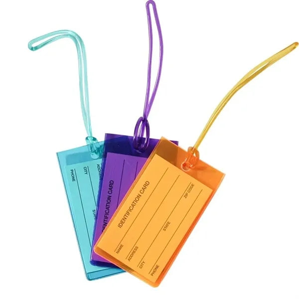 Stylish Clear Pvc Luggage Tag