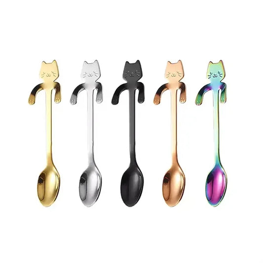 Stainless Steel Kitty Stirring Spoon