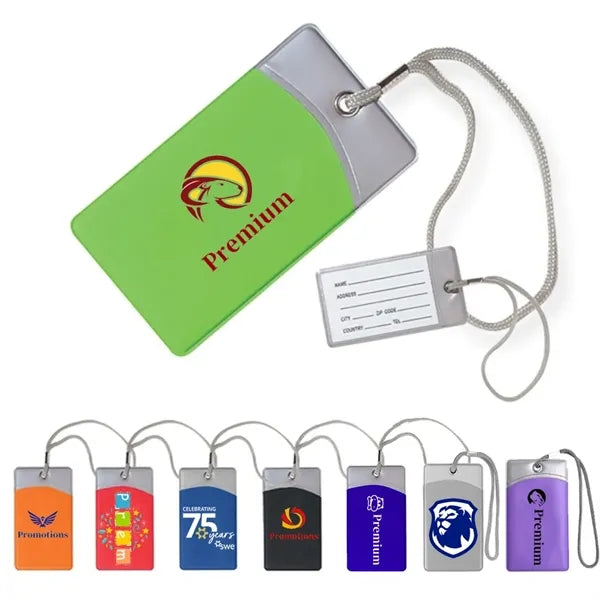 Two Tone Luggage Tag