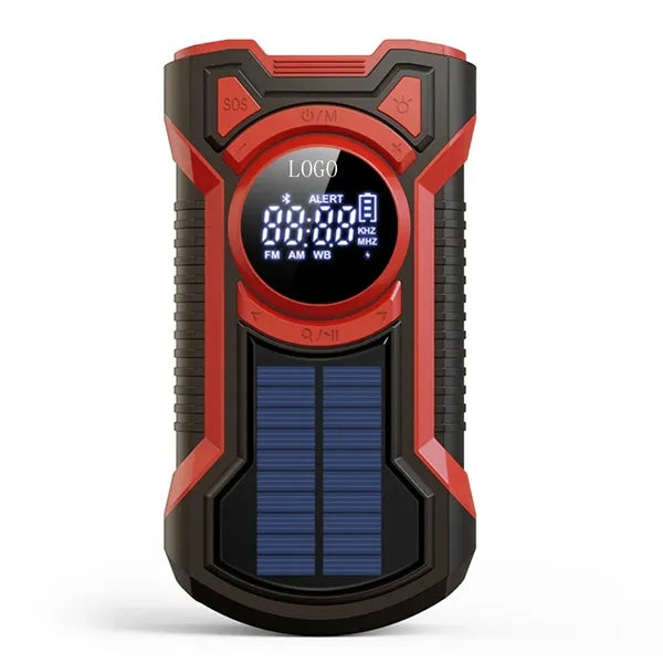 Solar Powerbank Emergency Radio Hand Crank Flashlight