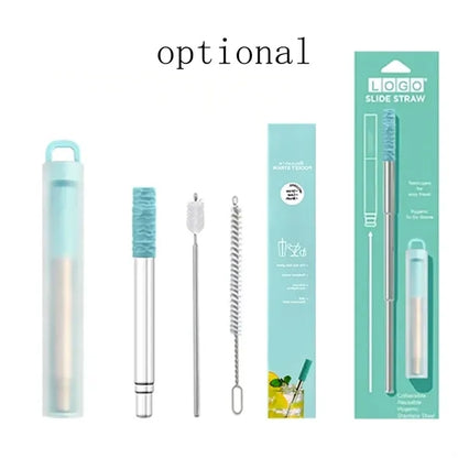 Telescopic Straws Stainless Steel with with Case