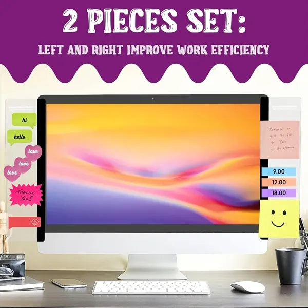 Memo Board Message Sticky Note Holder Office Supplies 2pcs