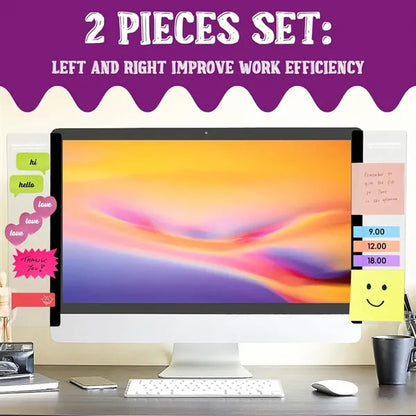 Memo Board Message Sticky Note Holder Office Supplies 2pcs