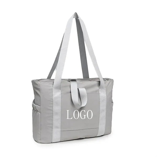 Nylon Shoulder Bag with Zipper Yoga Handbags