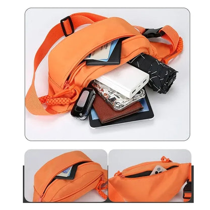 Sling Chest Bag Crossbody Fanny Pack With Strap