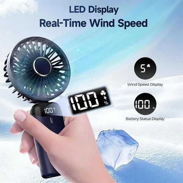 5 in 1 Rechargeable Portable Handheld Fan
