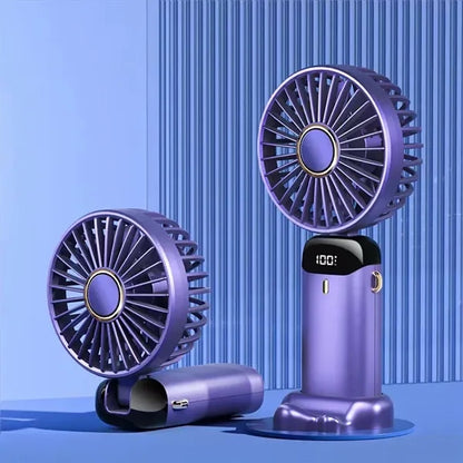 5 in 1 Rechargeable Portable Handheld Fan