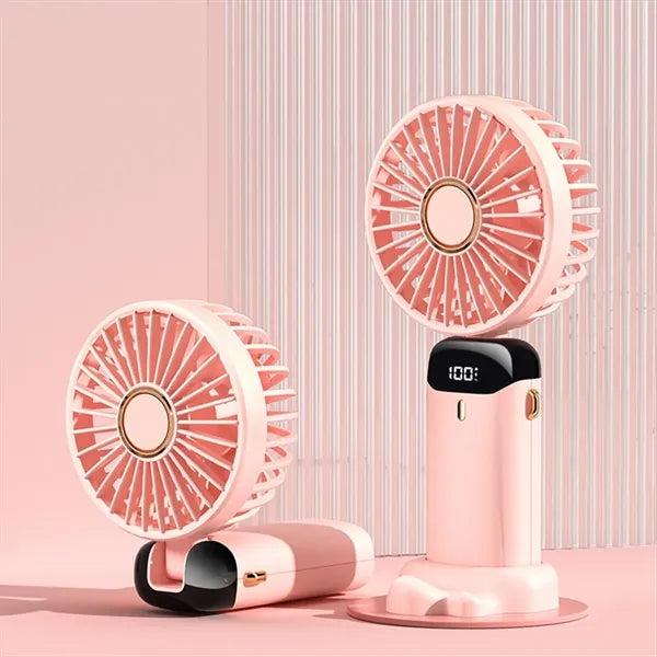 5 in 1 Rechargeable Portable Handheld Fan