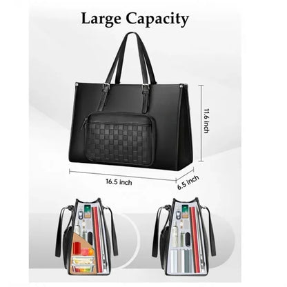 15.6 Inch Laptop Commuter Tote Insulated Lunch Bag