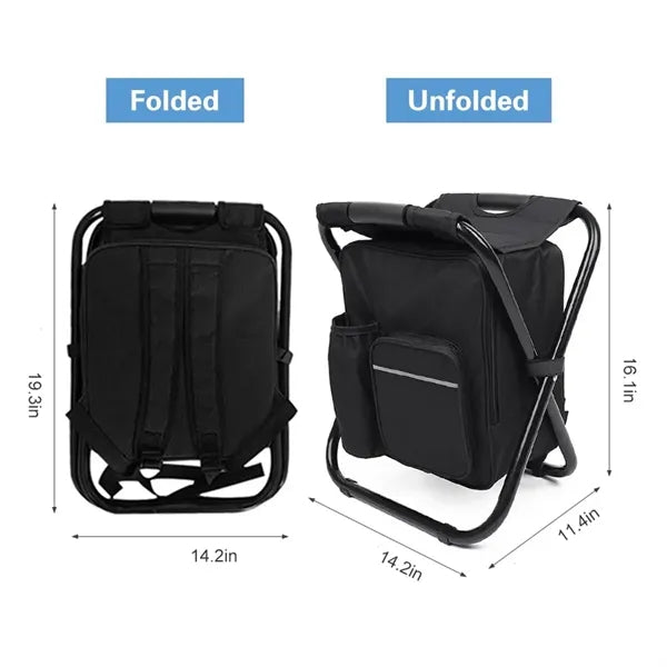 3 in 1 Folding Chair Cooler Backpack