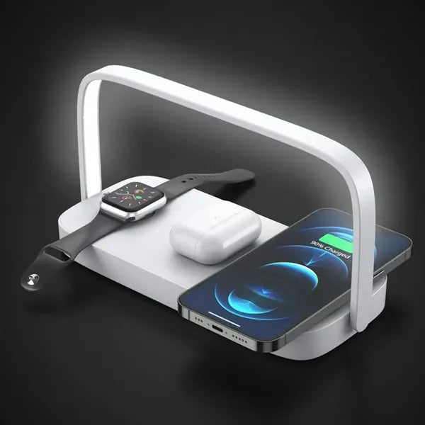 15W 4 In 1 Led Desk Lamp Wireless Charging