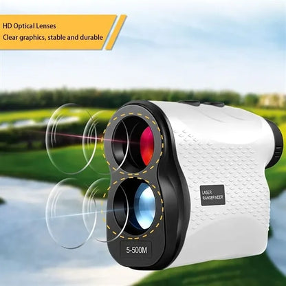 Golf Laser Rangefinder 550 Yards Telescope 6X Magnification