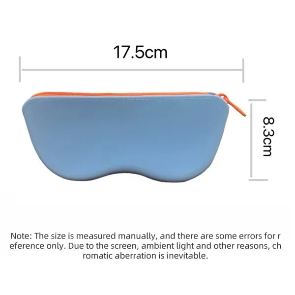 Silicone Zipper Eyeglasses Bag