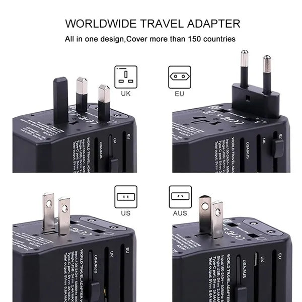 Universal International 2000w Travel Converter Power Adapter