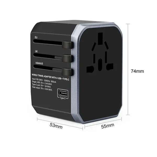 Universal International 2000w Travel Converter Power Adapter