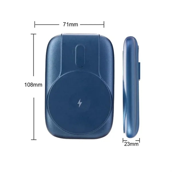 15w Magnetic Charging Wireless Power Bank with Stand
