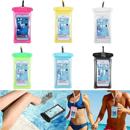 Waterproof Phone Floating Bag for Touch Screen With Lanyard