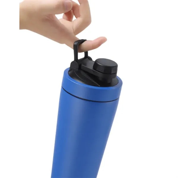 24oz. Stainless Steel Shaker Bottle Insulated Gym Cup