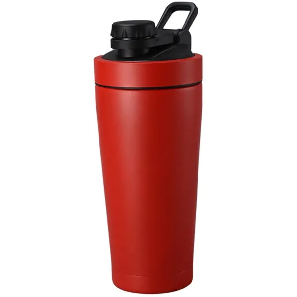 24oz. Stainless Steel Shaker Bottle Insulated Gym Cup