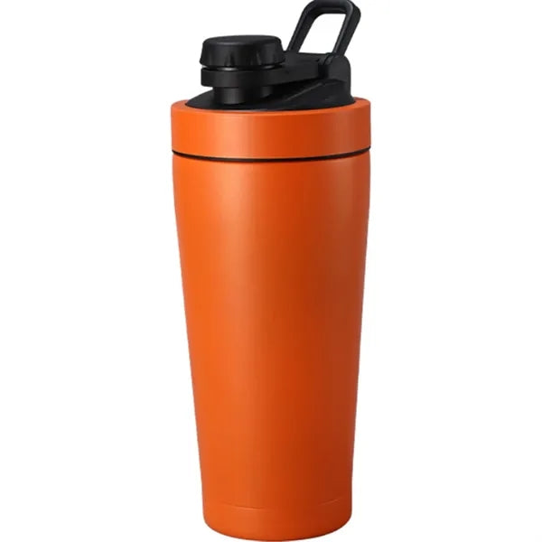 24oz. Stainless Steel Shaker Bottle Insulated Gym Cup