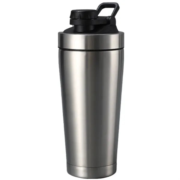 24oz. Stainless Steel Shaker Bottle Insulated Gym Cup