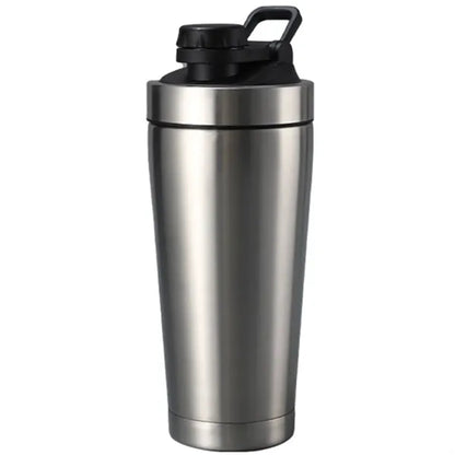 24oz. Stainless Steel Shaker Bottle Insulated Gym Cup