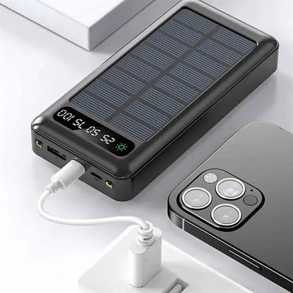 20000mAh Solar Power Bank with Light