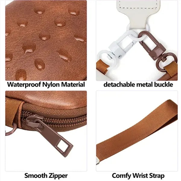 Multi-Functional Women Wristlet PU Mini Wallet