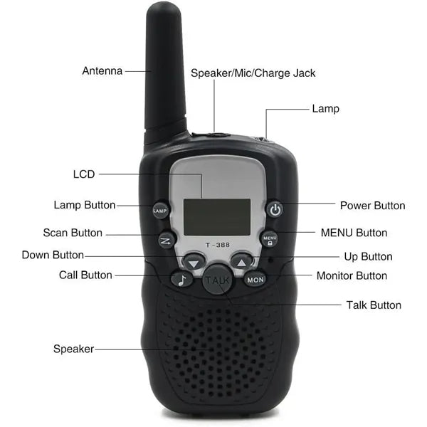Rechargeable Walkie Talkies for Kids