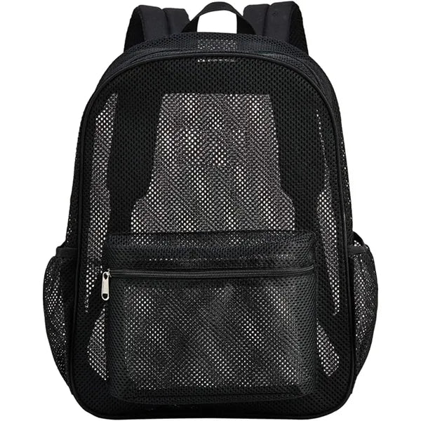 Heavy Duty Semi-Transparent Mesh Backpack