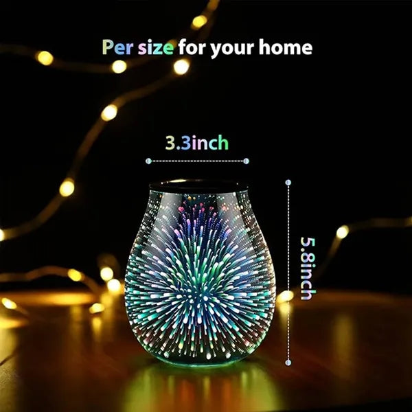 Creative Glass Electric Heating Aromatherapy Night Light