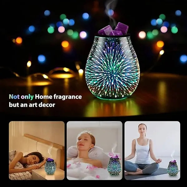 Creative Glass Electric Heating Aromatherapy Night Light