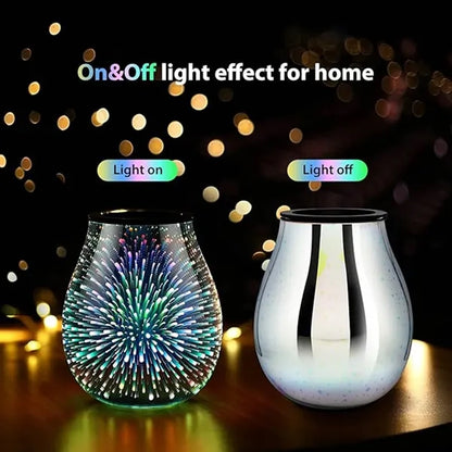 Creative Glass Electric Heating Aromatherapy Night Light