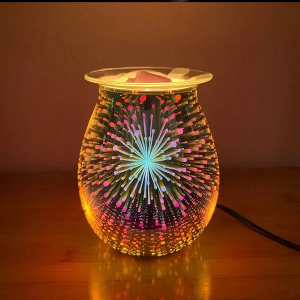 Creative Glass Electric Heating Aromatherapy Night Light