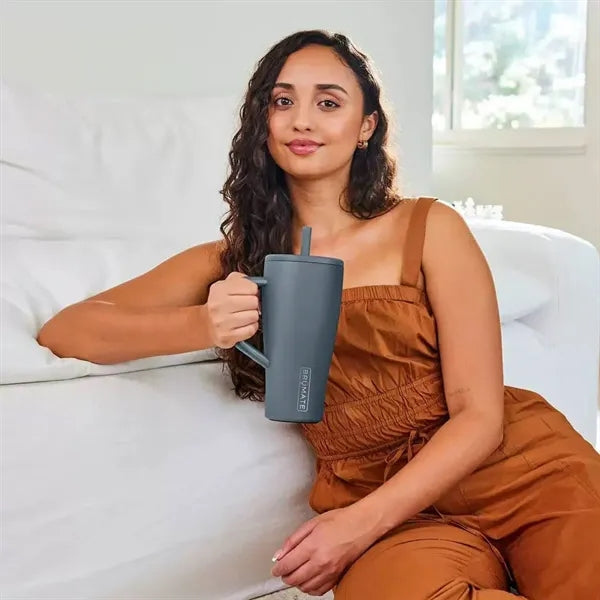 30&40 OZ Stainless Steel Tumbler Cup w/ Handle and Straw