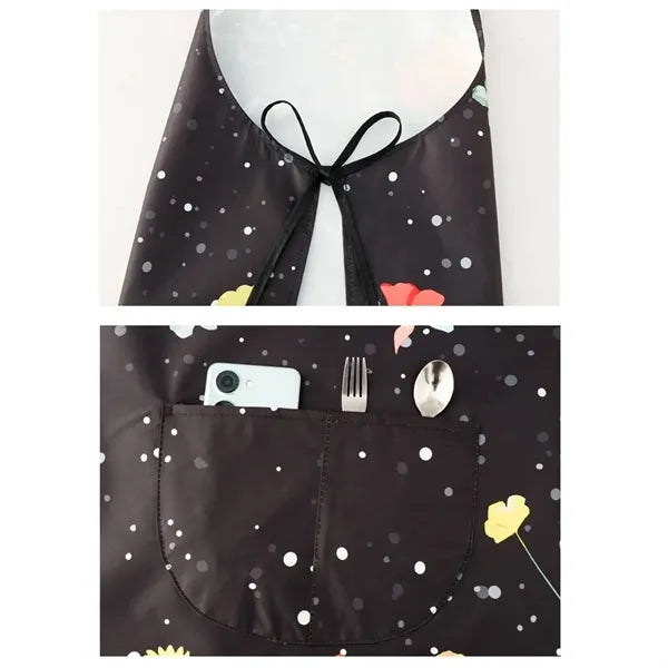 Floral Waterproof Apron