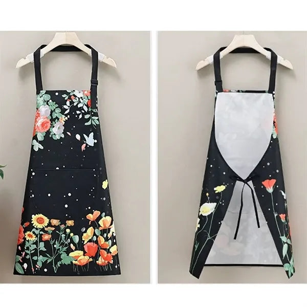 Floral Waterproof Apron