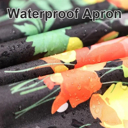 Floral Waterproof Apron