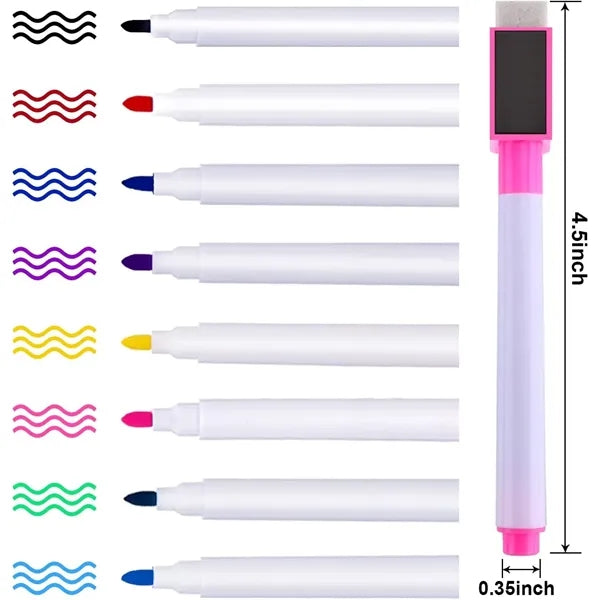 Magnetic Dry Erase Markers with Erasers Cap