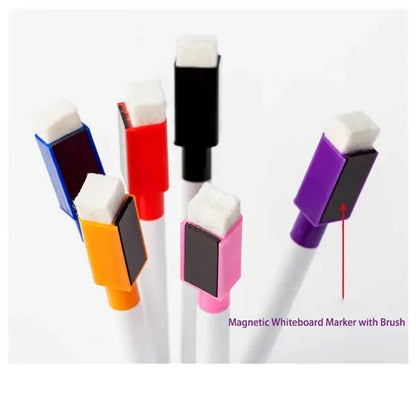 Magnetic Dry Erase Markers with Erasers Cap