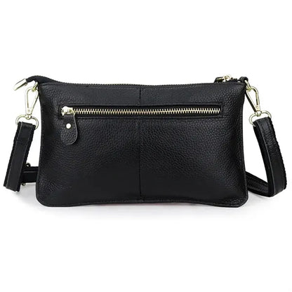 Leather Wristlet Clutch Bag