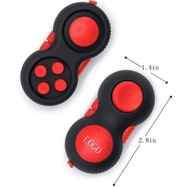Fidget Toys Controller Pad Stress Cube with Strap