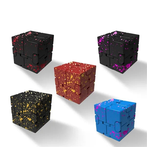 Aluminum Alloy Metal Infinity Cube Sensory Fidget Toy