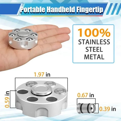 Alloy Metal Fidget Spinner Cool Handheld Gadgets Cube