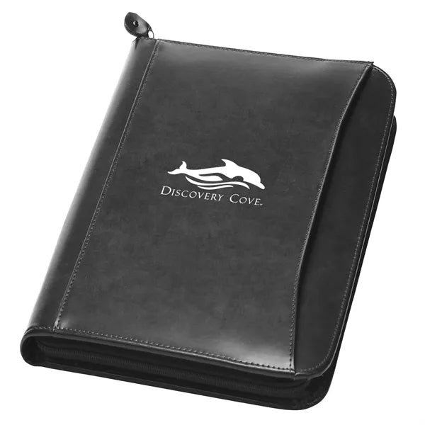Office Binder 3-Ring Zip Portfolio