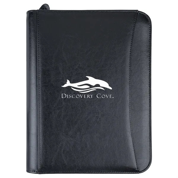 Office Binder 3-Ring Zip Portfolio