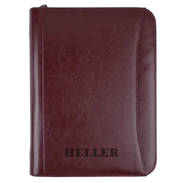 Office Binder 3-Ring Zip Portfolio