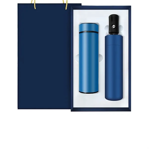 Umbrella and Smart Insulated Cup Set