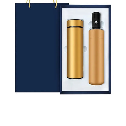 Umbrella and Smart Insulated Cup Set
